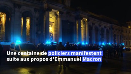 Une centaine de policiers manifestent leur "ras-le-bol" à Bordeaux