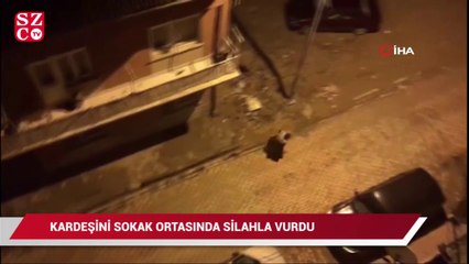 Elazığ'da ağabey kardeşini sokak ortasında silahla vurdu