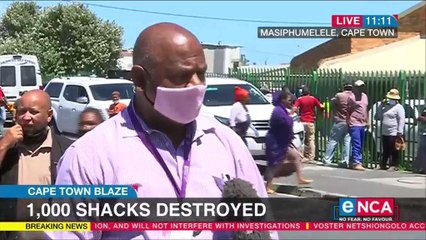 Cape Town mayor reacts after thousands left destitute