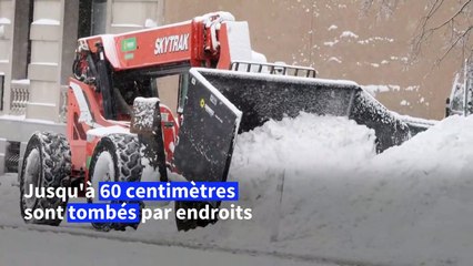 Le nord-est des Etats-Unis sous la neige