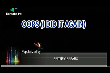 Britney Spears Oops I Did It Again Karaoke