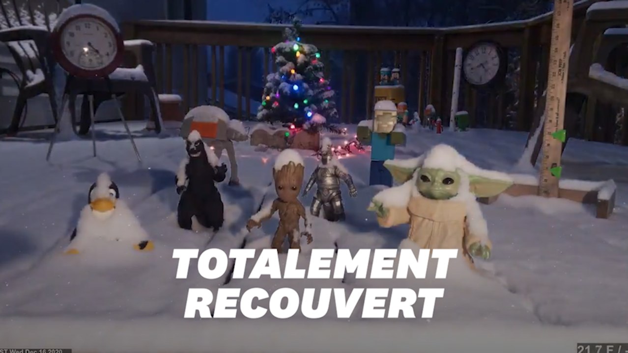 Ce timelapse hypnotique montre l'ampleur des chutes de neige à New York