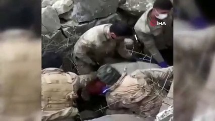 Çocukları tarafından boğularak öldürülen babanın cesedi mağaradan çıktı