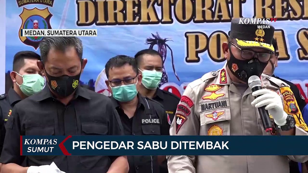 Pengedar Sabu Ditembak