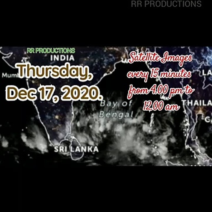 Dec 17, Thu, 2020 | Satellite Images | 4 pm to 12 am (8 hours).