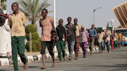 Freed schoolboys arrive in Nigeria’s Katsina week after abduction