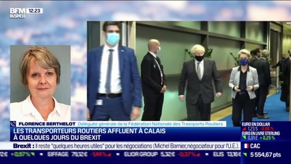 Florence Berthelot (FNTR): Les transporteurs routiers affluent à Calais à quelques jours du Brexit - 18/12