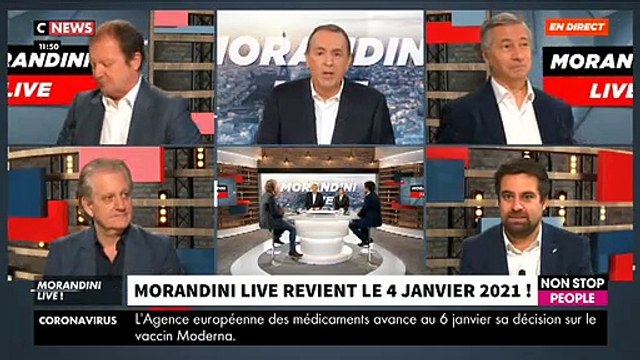 Dernière de l'année: Revoir le message de fin de Jean-Marc Morandini ce midi dans Morandini Live retraçant cette année hors norme vécue à l'antenne de CNews