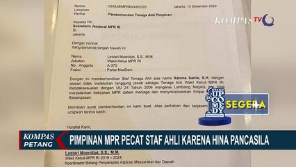 Wakil Ketua MPR Pecat Stafsus Karena Dinilai Hina Pancasila Dalam Unggahan Media Sosialnya