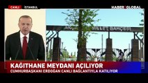 Cumhurbaşkanı Erdoğan Kağıthane meydanı açılışında konuştu