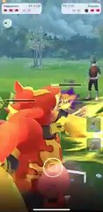Pokemon Go battle of team rocket grunts
