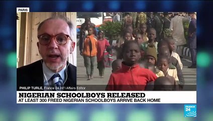 Freed Nigerian schoolboys arrive back home a week after abduction