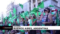 Ativistas argentinos pela legalização do aborto