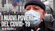 Milano, i nuovi poveri del covid: centinaia in fila per il cibo 