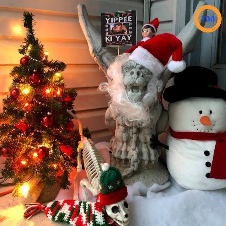 Ses décos de Noël dérangent le voisinage, elle décide d’en rajouter !