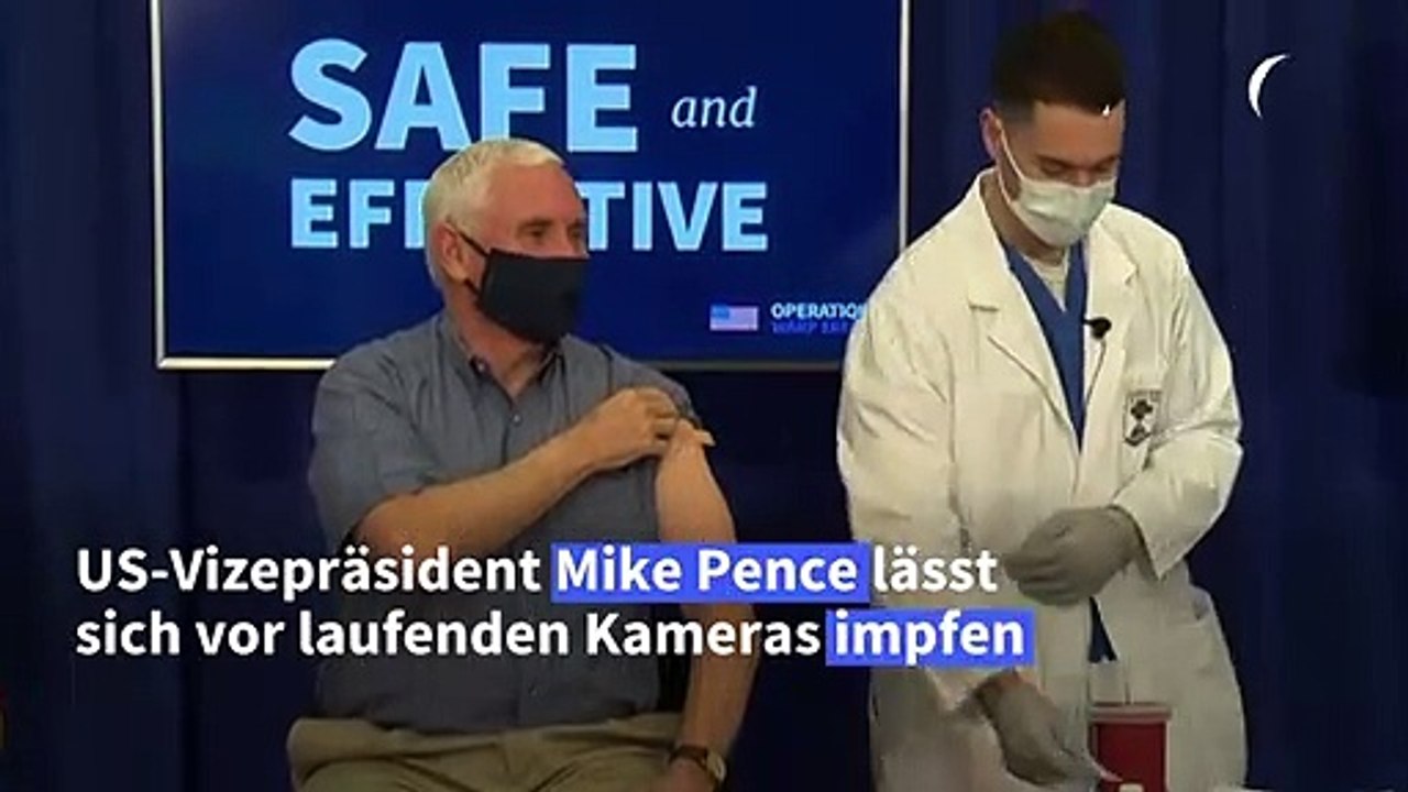 US-Vizepräsident Pence gegen Corona geimpft