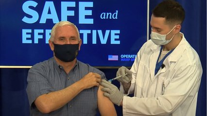 Mike Ad Karen Pence Receive COVID-19 Vaccine