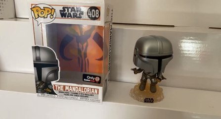 The Mandalorian Funko pop GameStop exclusive two Guns Star Wars bobble vinyl figure