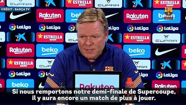 Ronald Koeman agacé par le calendrier assez fou