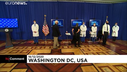 US Vice President Mike Pence receives COVID-19 vaccine