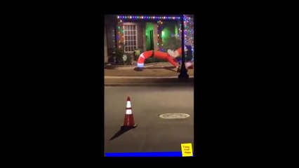 Humorous Santa dancing reggaeton