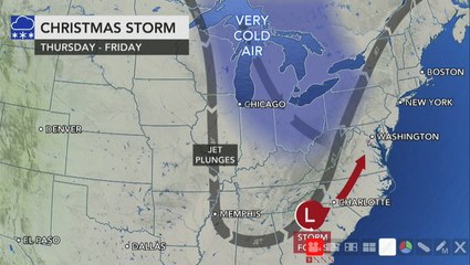 Forecasters tracking another big storm for Christmas week