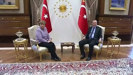 Son dakika haberi... Cumhurbaşkanı Erdoğan, Merkel ile görüştü