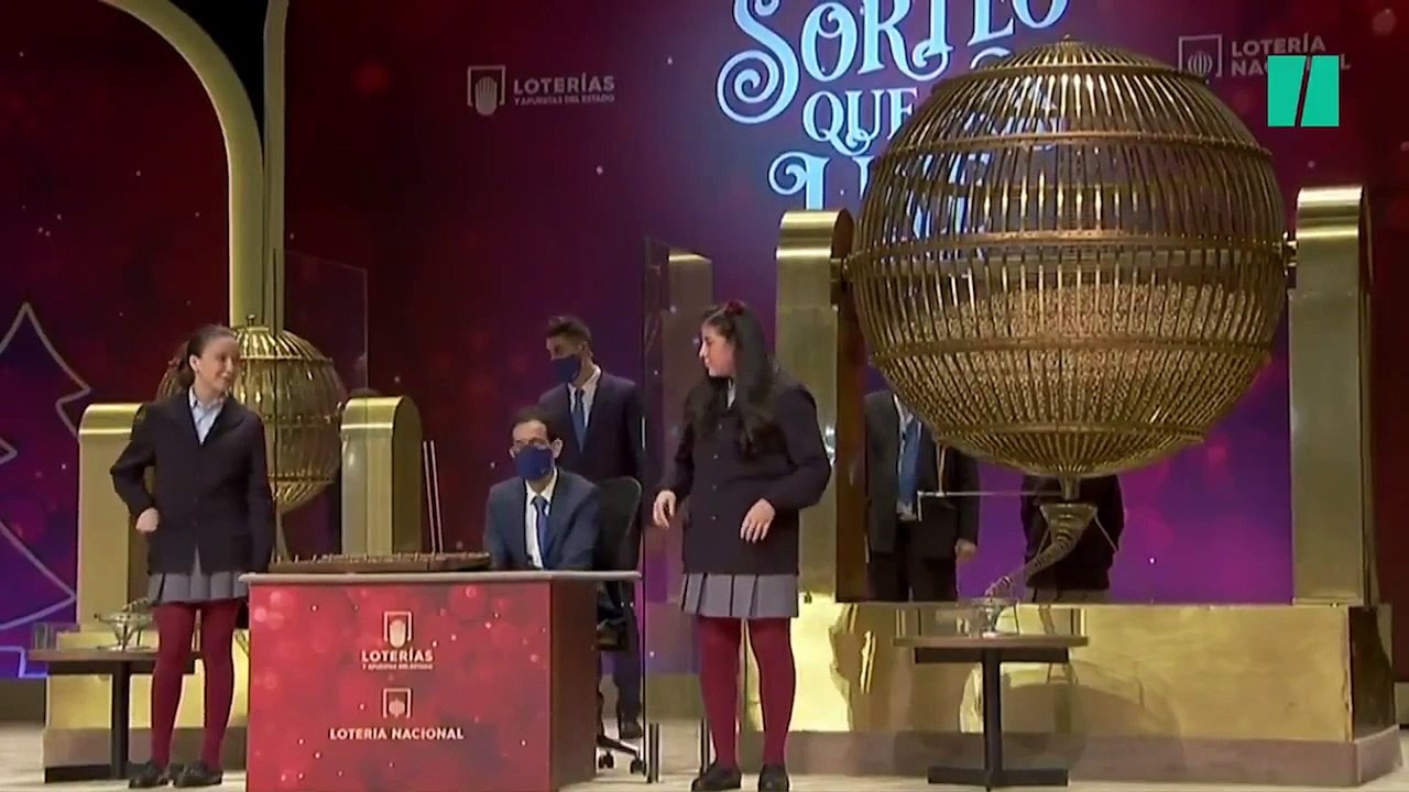 Aya Ben Hamdouch, en el Sorteo de Lotería de Navidad 2020