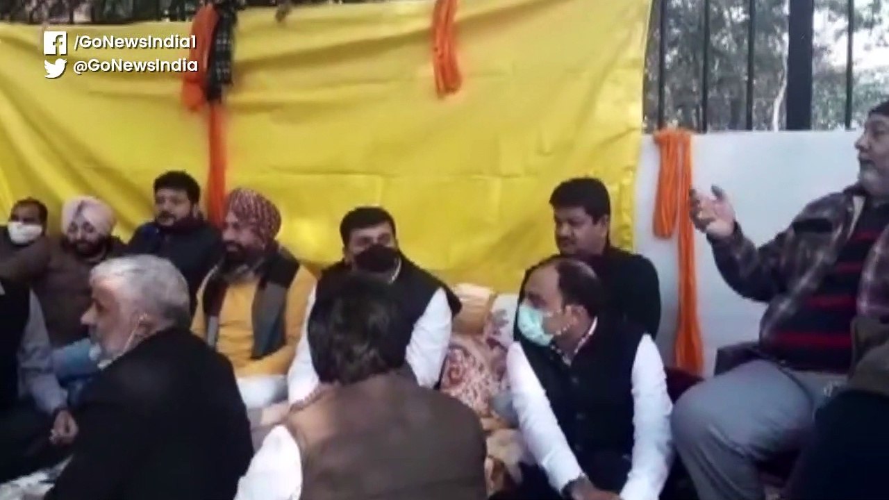 किसानों के समर्थन में कांग्रेस नेताओं का जंतर मंतर पर प्रदर्शन जारी