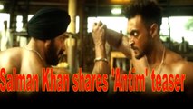 Salman Khan strikes shirtless action mode in teaser of 'Antim'