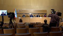 Rueda de prensa del consejero de Sanidad de la Xunta de Galicia