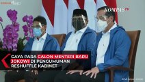 Gaya Para Menteri Baru Jokowi di Pengumuman Reshuffle Kabinet