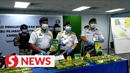 下载视频: Johor MMEA foils attempt to smuggle out RM5.1mil worth of drugs