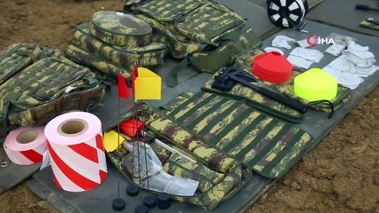- TSK mayın ve el yapımı patlayıcı temizliği timleri, Azerbaycan birliklerine eğitim veriyor