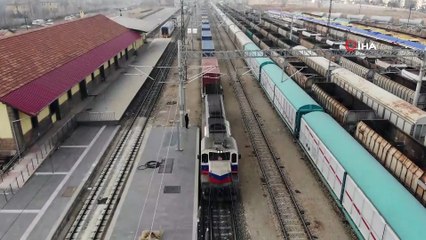 Çin’e giden ikinci ihracat treni Kayseri’de