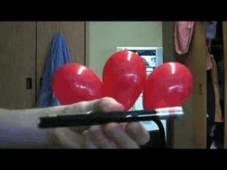 75mW green Viper Laser Pointer FRAGS 3 balloons