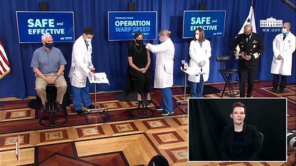 Vice President Pence Receives COVID-19 Vaccine