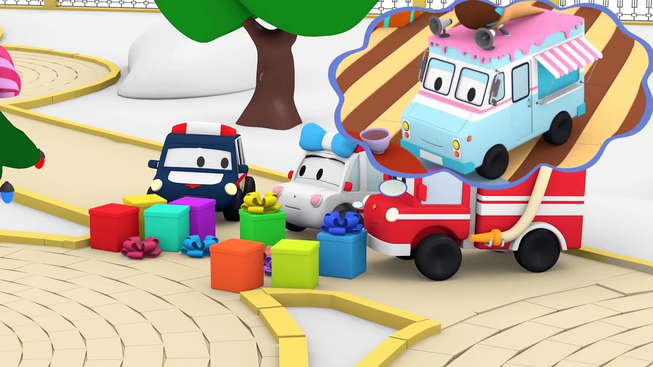 Mother Day  - Tiny Town: Street Vehicles Ambulance Police Car Fire Truck