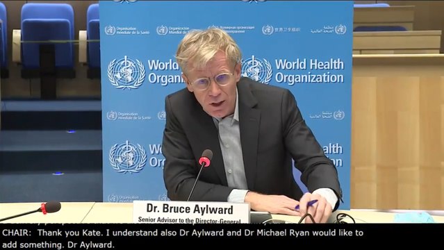 OMS avisa de que los próximos tres o seis meses van a ser duros