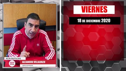 Resumen de noticias viernes 18 de diciembre  2020 / Panorama Informativo / 88.9 Noticias