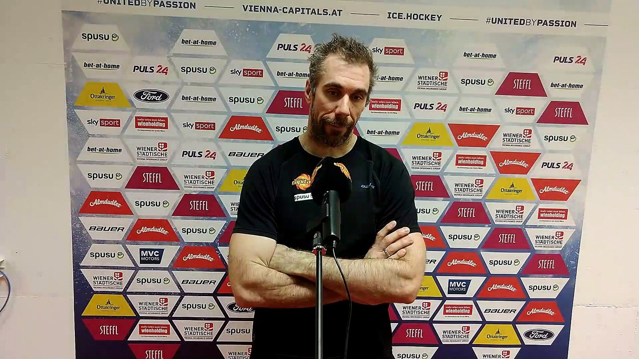 Phil Lakos nach dem Spiel gegen Dornbirn