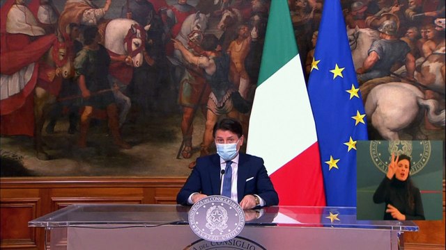 Italia in zona rossa dal 24 dicembre . Il premier Conte annuncia nuove misure