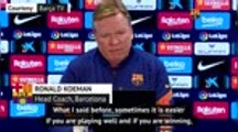 No qualms from Koeman over Barca atmosphere