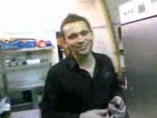 chez regis in the kitchen lol