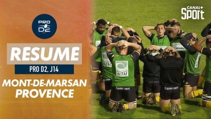 Le résumé de Mont-de-Marsan / Provence Rugby