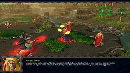 Warcraft 3 The Frozen Throne campaña humana historia escenas parte 1/2