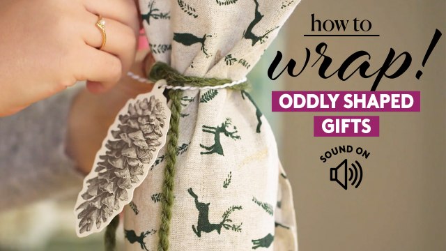 How to Wrap Oddly Shaped Gifts