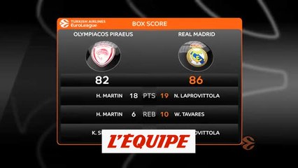Le résumé de Olympiacos Le Pirée - Real Madrid - Basket - Euroligue