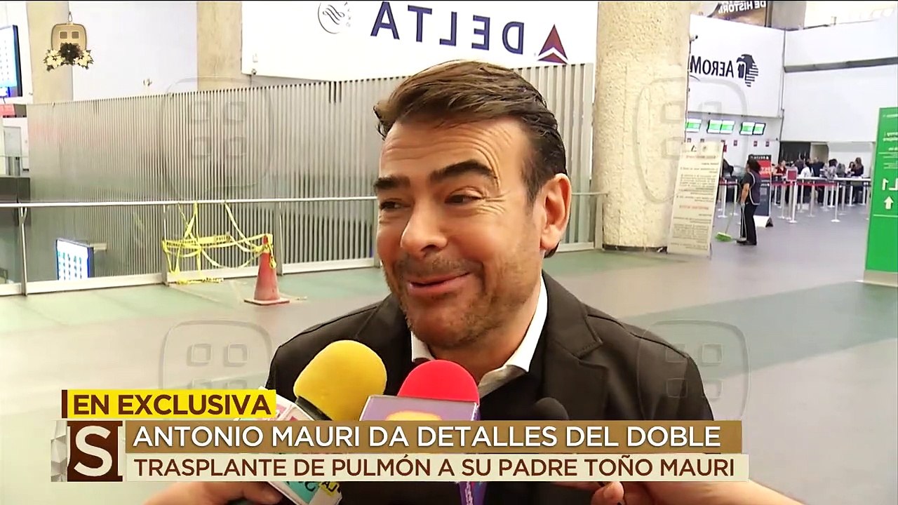 El hijo de Toño Mauri revela cómo está su papá luego de su trasplante de pulmón. | Ventaneando