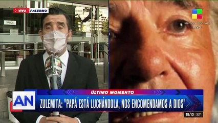 Zulemita Menem: "Papá está luchándola, nos encomendamos a Dios"